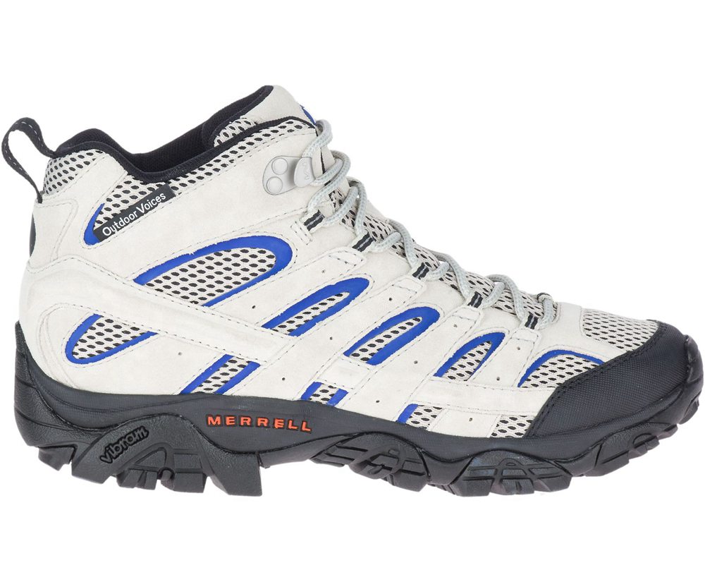 Botas Homem - Merrell Moab 2 Mid Ventilator X Outdoor Voices - Branco - CGI879231